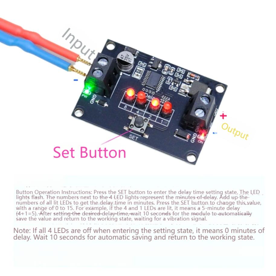 1pc Inductive Switch Module Vibration Sensing Switch Module Instruments Parts Accessories Easy To Use