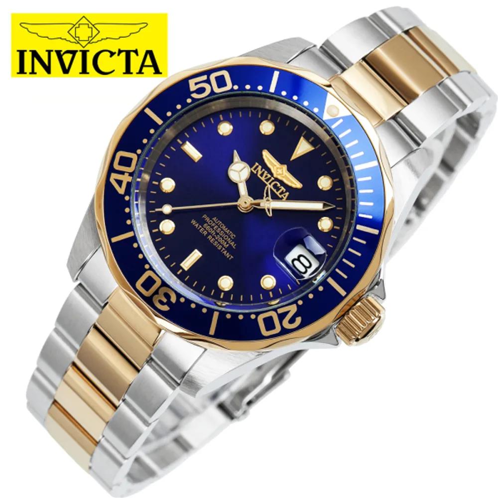 [INVICTA] PROFESIONĀLA Divkrāsu Metāla Pulkstenis Unisex
