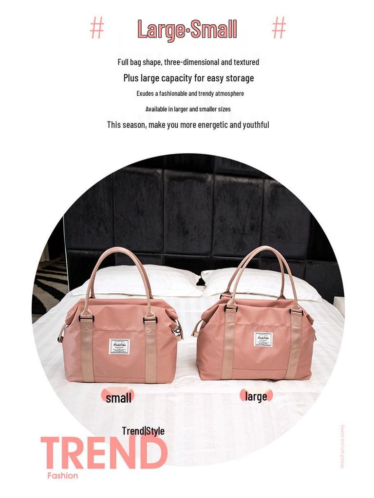 Nylon Waterproof Single Shoulder Travel Bag for Women and Men