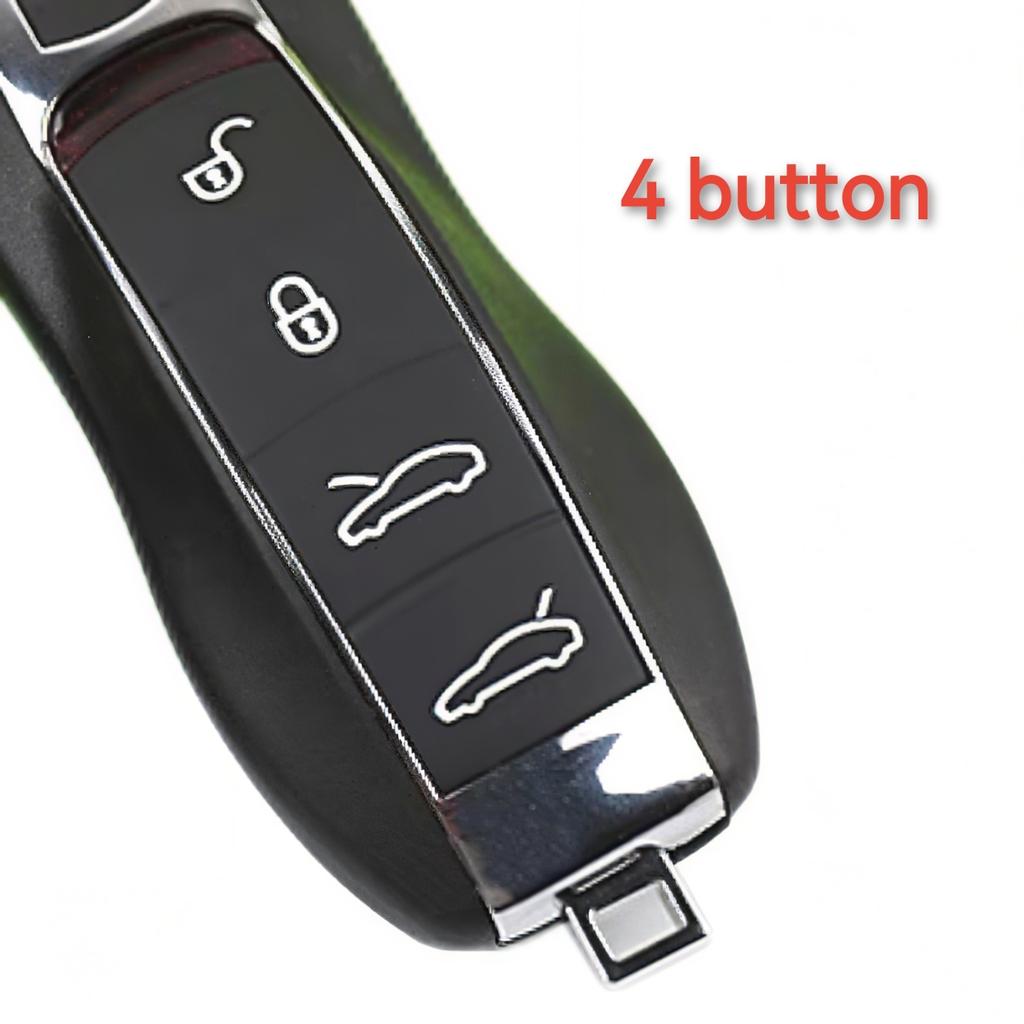 AABKR1 Smart Remote Key Shell Case For Porsche 718 911 Panamera Cayenne 2017 2018 2019 2020 Porsche 3/4 Button Fob Keyless Key Cover
