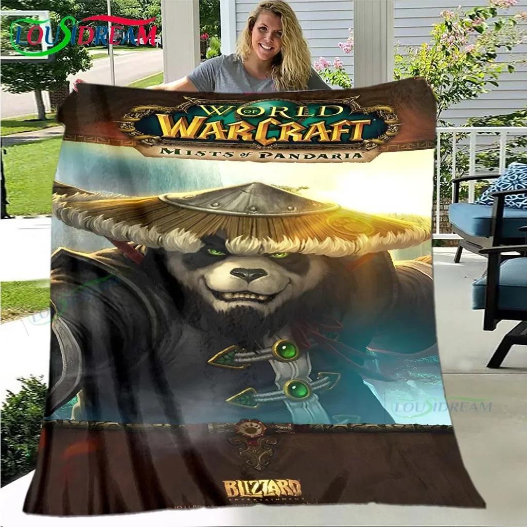 Luxury Game World W-Warcraft Blanket,Flannel Throw Blanket for Home Bedroom Bed Sofa Picnic Office Hiking Leisure Nap