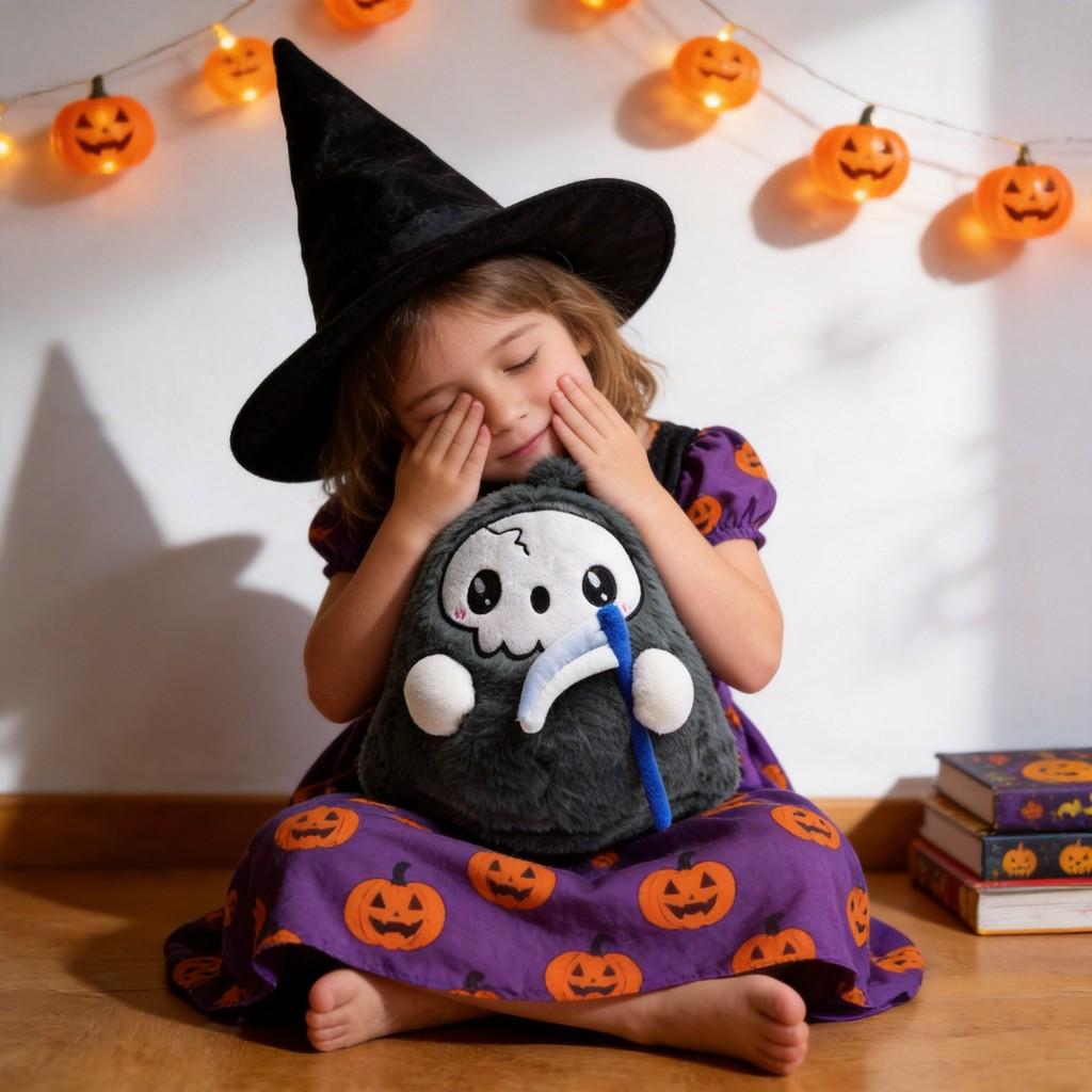Peluche Medico della Peste Con Caratteristiche Luminescenti al Buio Per Decorazione di Halloween e Collezionisti