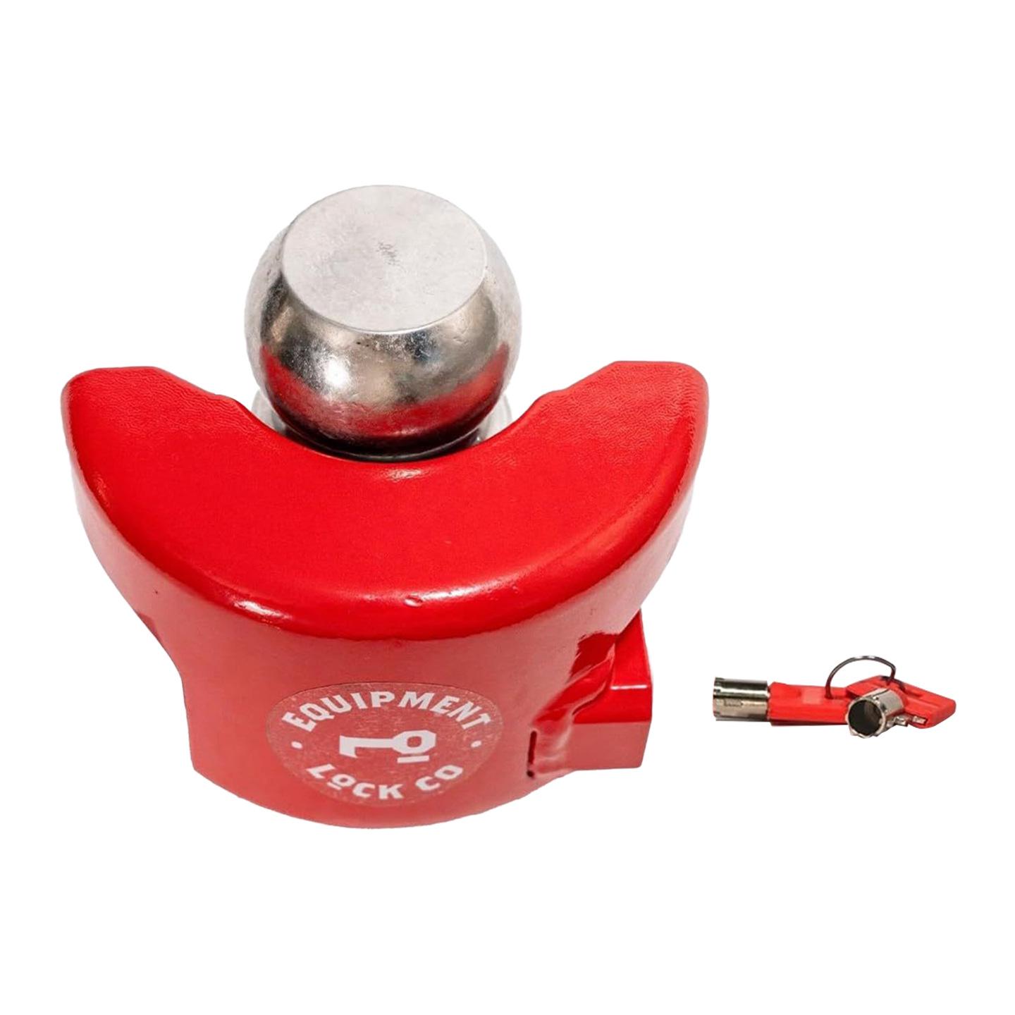 

Universal Anti-Theft Trailer Hitch Lock for 2-5/16 Couplers червоний