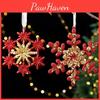 Tree Creative Christmas Snowflake Star Shaped Pendant Holiday Props Decoration