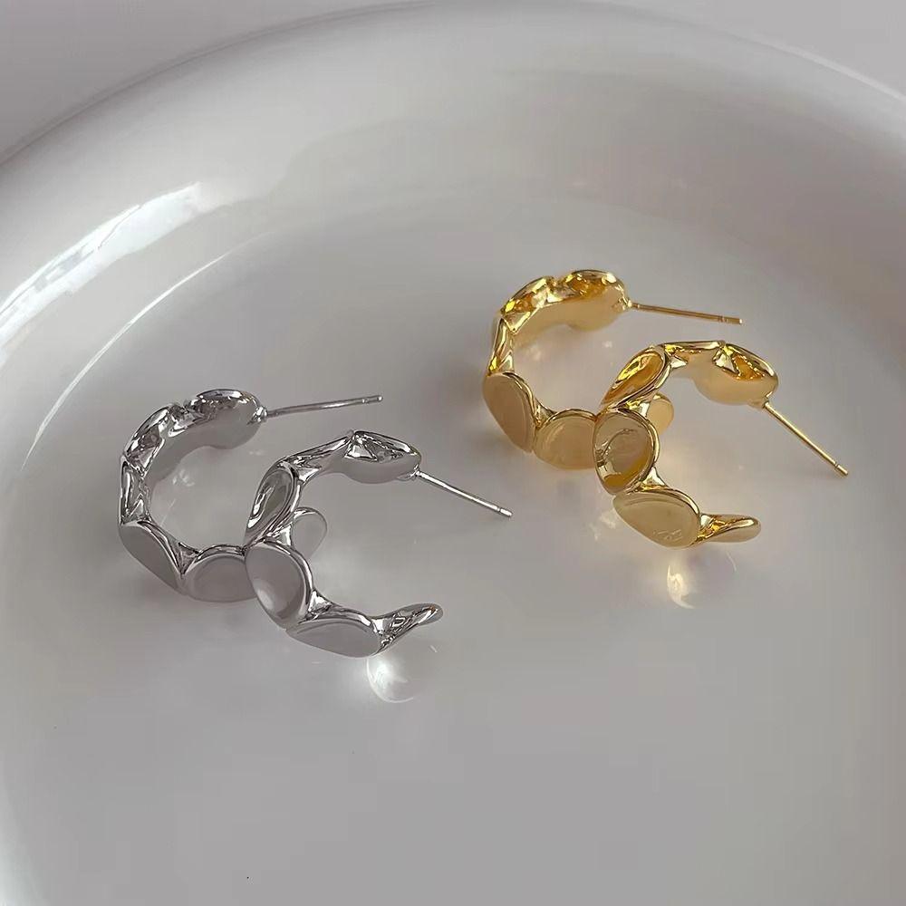 C Shaped Women's Dangle Earrings Aesthetic Design Stud Earrings Drop Earrings  Party Jewelry
