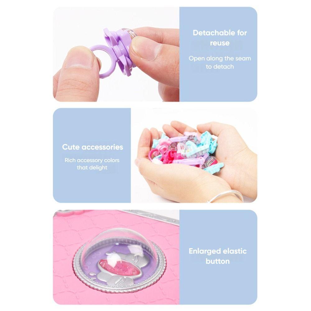 67/73/207PCS 3D Stickers Jewelry Making Kit Plastic Handmade Sticker Machine Versatile Toys Gift