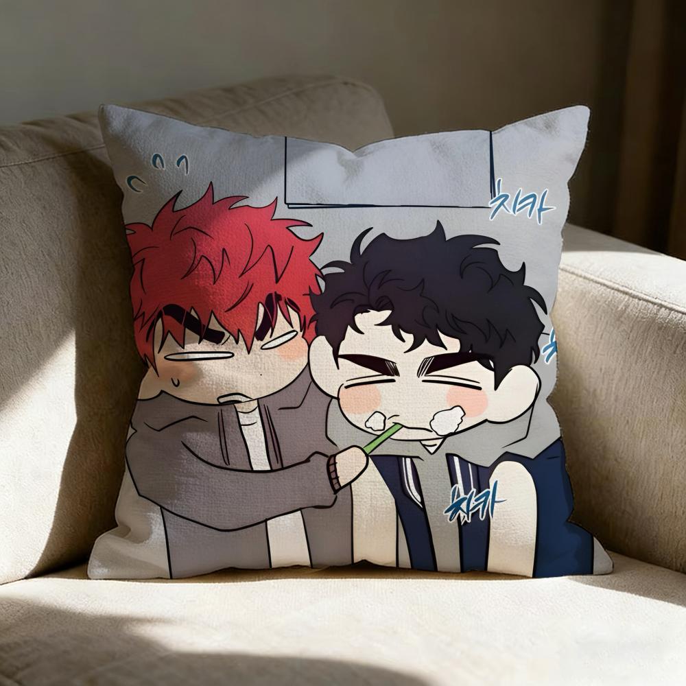 Bl Anime Manga H-High Clear Pillow Case pillowcase, double-sided printed, sofa cushion, bedroom headboard pillow