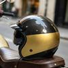 Retro Eagle Head Three-Quarter Motorcycle Helmet
