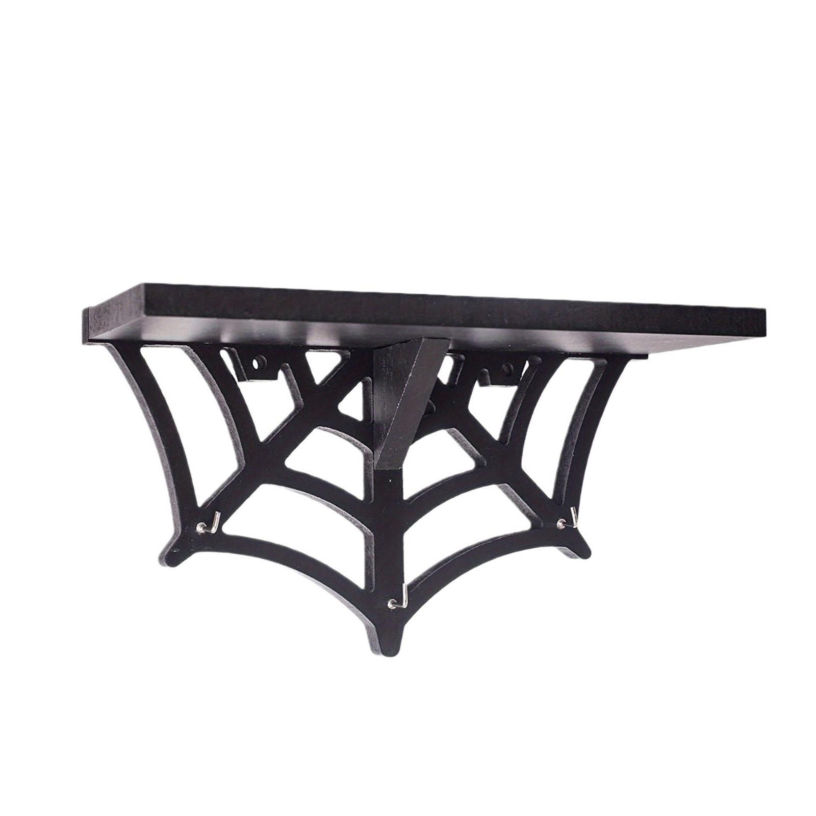 

Подвесной стеллаж, Украшение на Хэллоуин, Стеллаж, Витрина для темных кристаллов, Деревянный. One Size чёрный