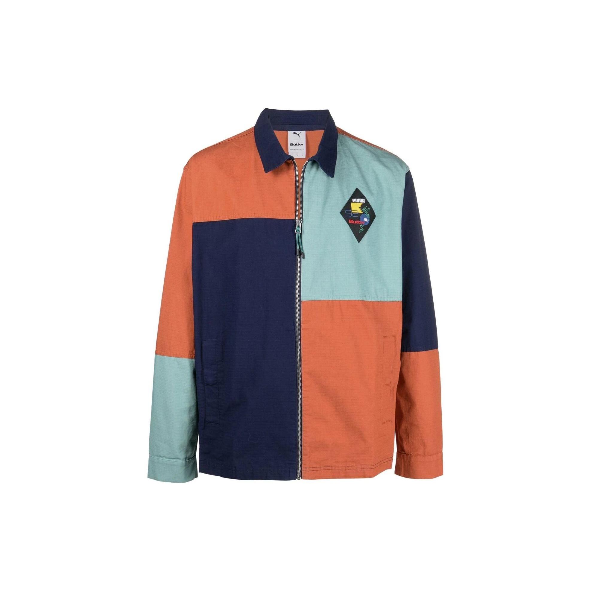 PUMA Butter Goods Overshirt Jackets  Navy  Men s 534056-84 M