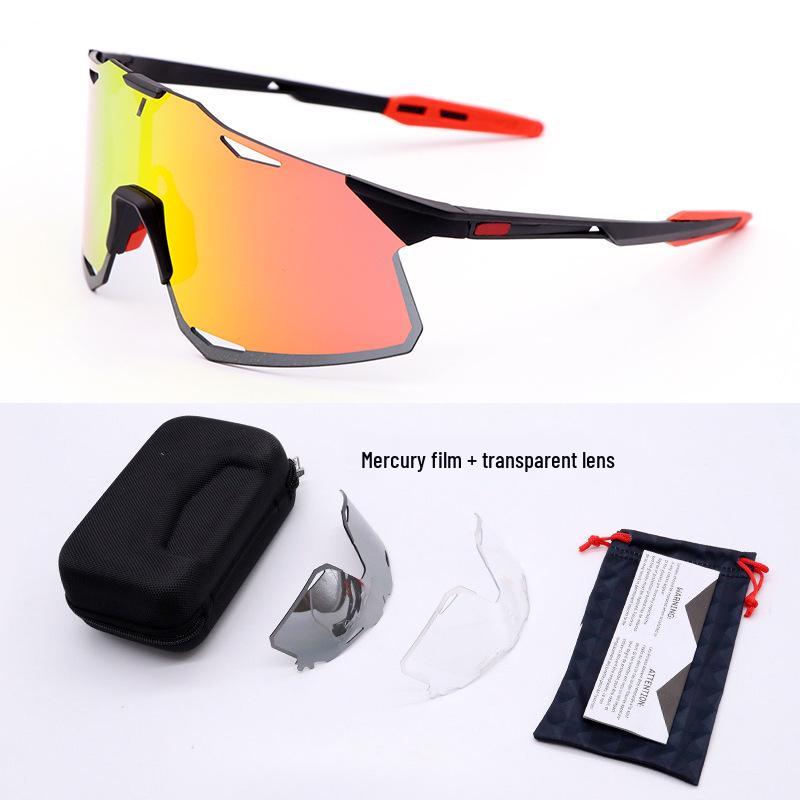 

S5 Outdoor Sports Glasses: 3-Lens MTB, Road & Mountain Bike Goggles.