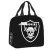 Benutzerdefinierte The Goonies Never Say Die Isolierte Lunchtaschen für Arbeit Schule Horror Abenteuerfilm Wiederverwendbare Thermokühlbox Bento Box