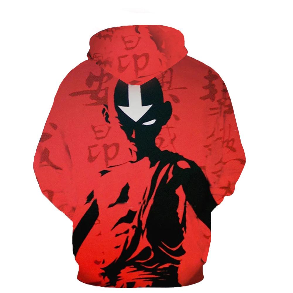 Fashion Avatar The Last Airbender Printed Hoodies Casual Long Sleeve Unisex Pullovers Streetwear Funny Clothes