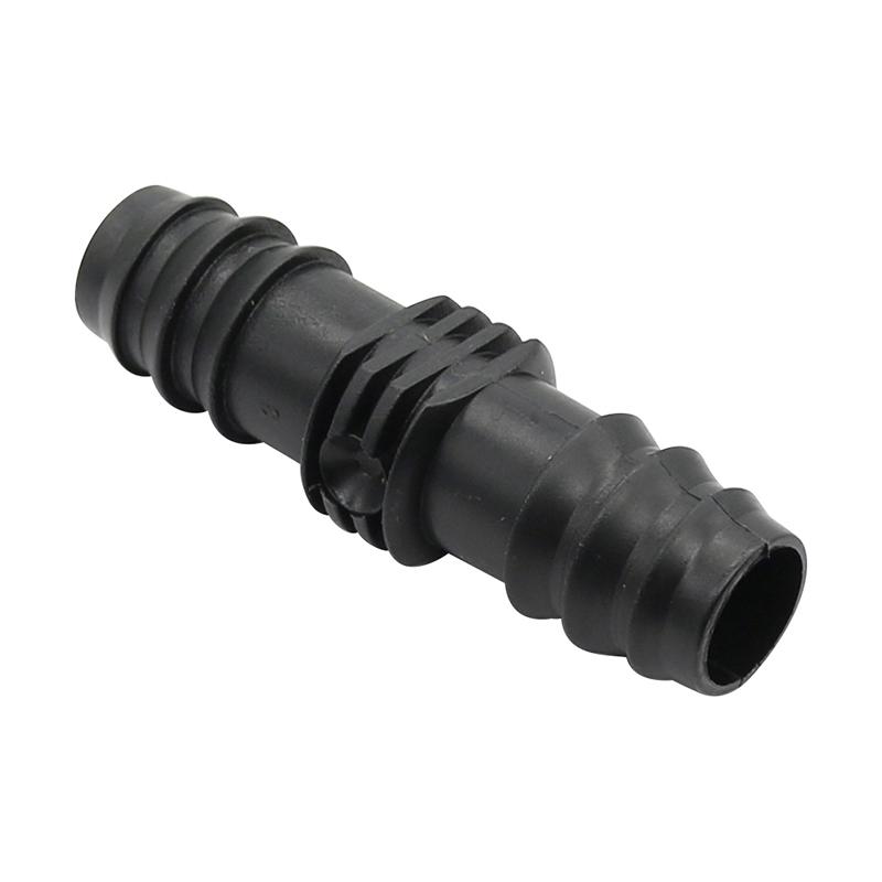 1/2 Inch Straight Connector Barbed Garden Hose Fittings Hose Repair Joint Plastic 16mm Connector Quick Water Adapter 30 Pcs (black,1/2  ) чёрный