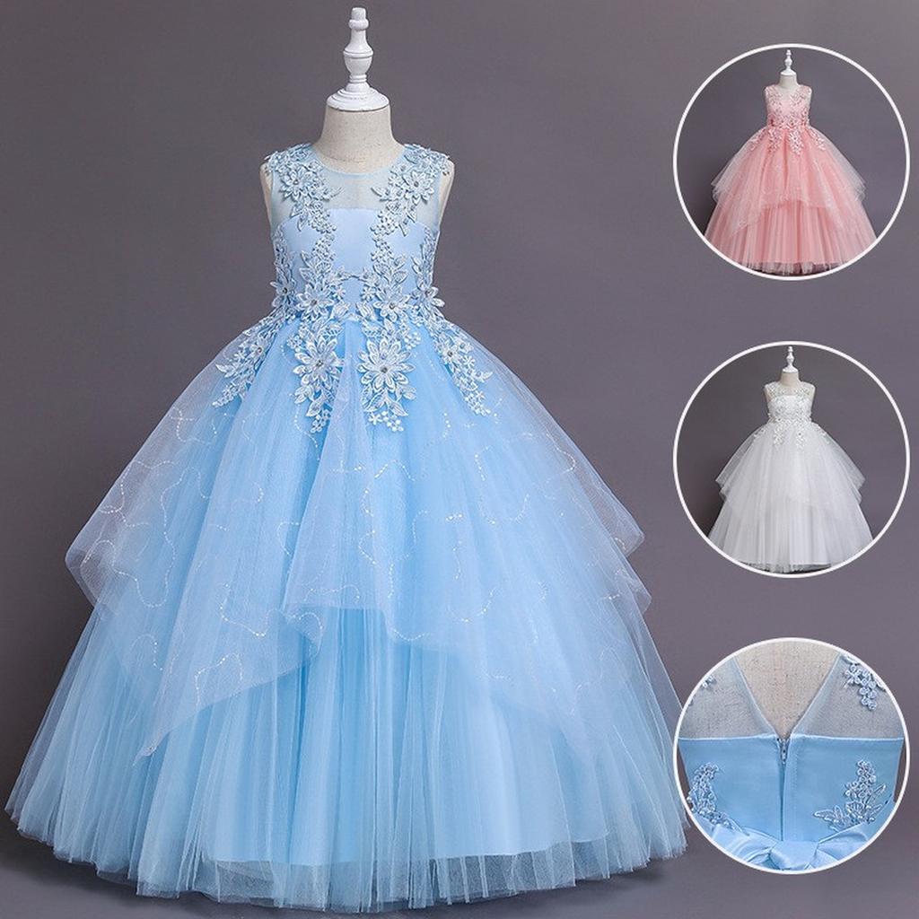 Girls Princess Gown Performance