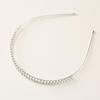 Roan's Silver Cubic Two-Line Simple Hairband C92