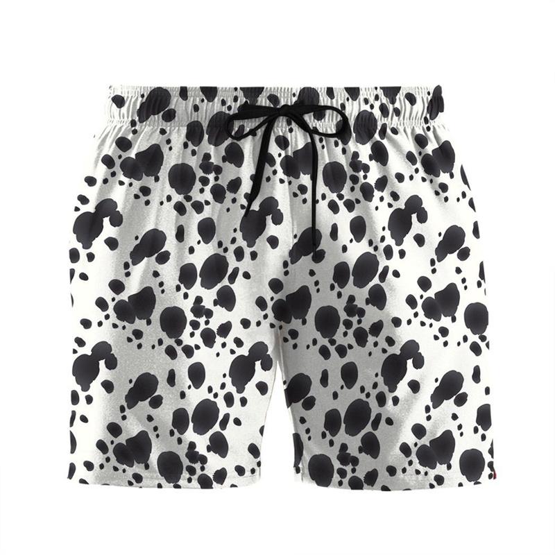 Cool Animal Tiger 3d Printed Shorts For Men Black White Striped Speckle Street Personality Short Pants Summer Loose Board Shorts