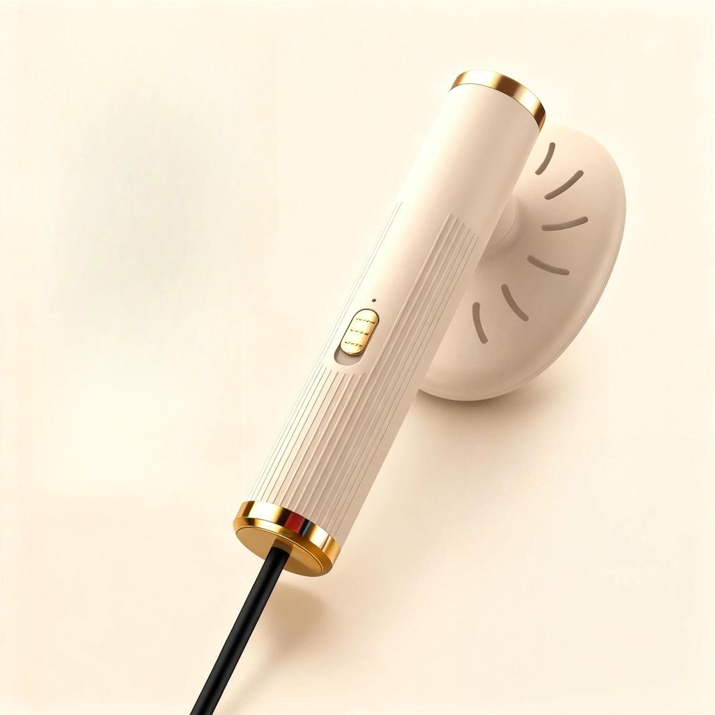 Portable Mini Steam Iron Fast Heating Dual Use Hanging or Flat Ironing for Home Travel Quick Touch-Up - Khaki Gray-Purple