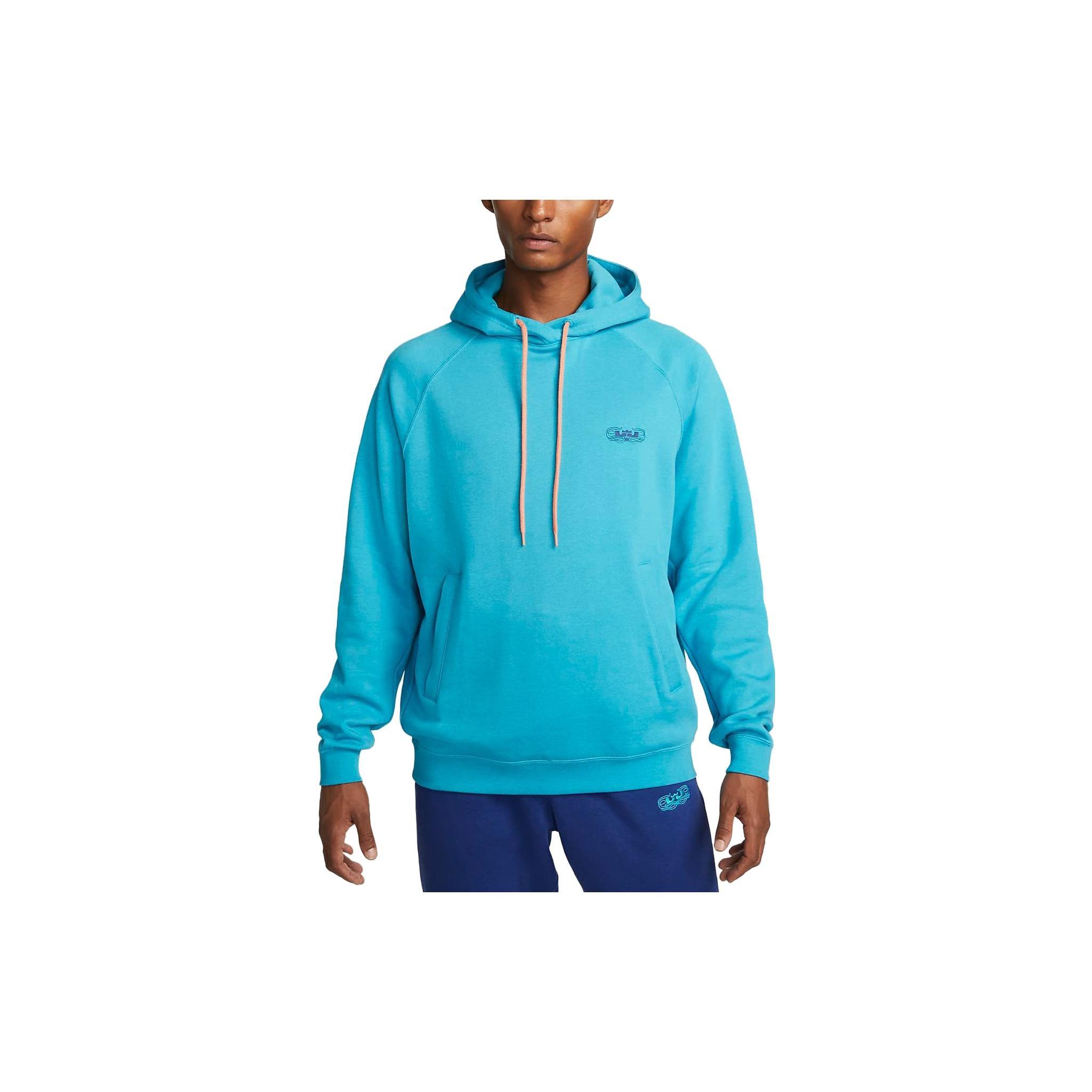 Nike LeBron Basketball Hoodie  Blue  Men s DQ6129-446 L