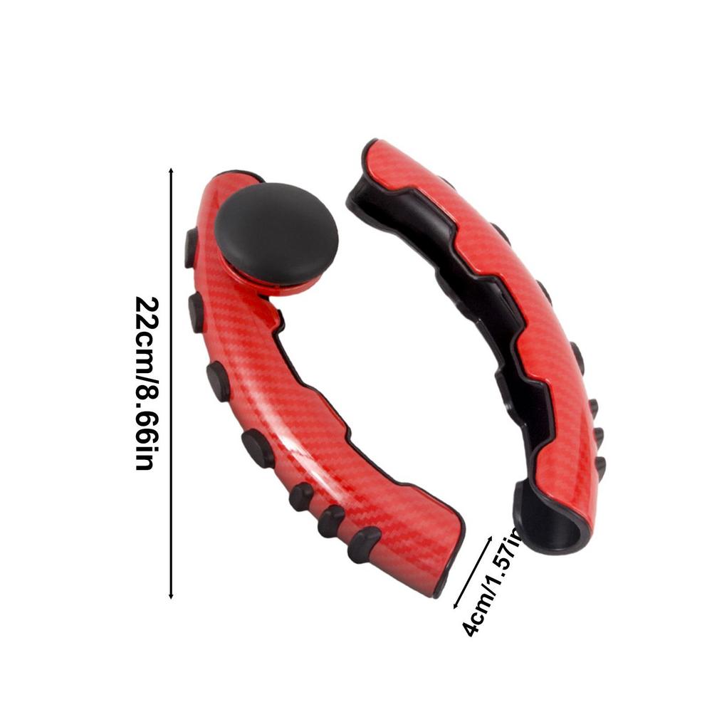 

Universal Steering Wheel Cover Auto Carbon Fiber Steering Wheel Protector 3D Structure Car Interior Accessory For The Elderly красный