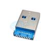 USB 3.0 Female Socket Flush Mount with 1.9 Straight Pins, 180° Surface Mount, High-Speed Transmission Male Connector.