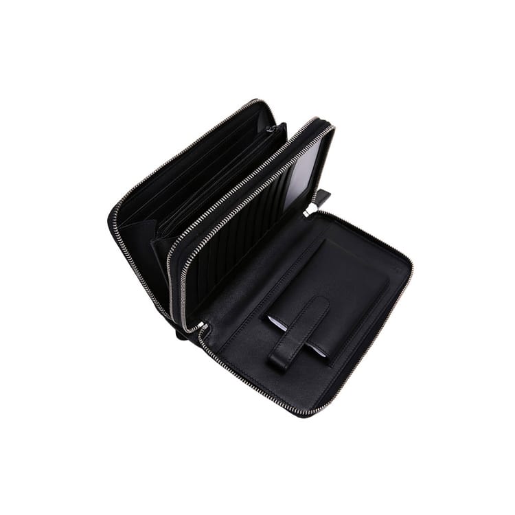 GUCCI Leather Wallet, Handbag, Clutch Regular Men's Black 449246-BMJ1N-1000