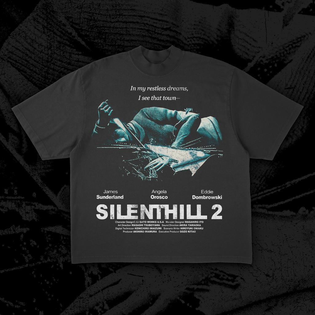 High Street Top Classic Hot Selling Game Printing Short Sleeve Horror Movie T-Shirt Trend Cotton Casual Loose T-Shirt Unisex