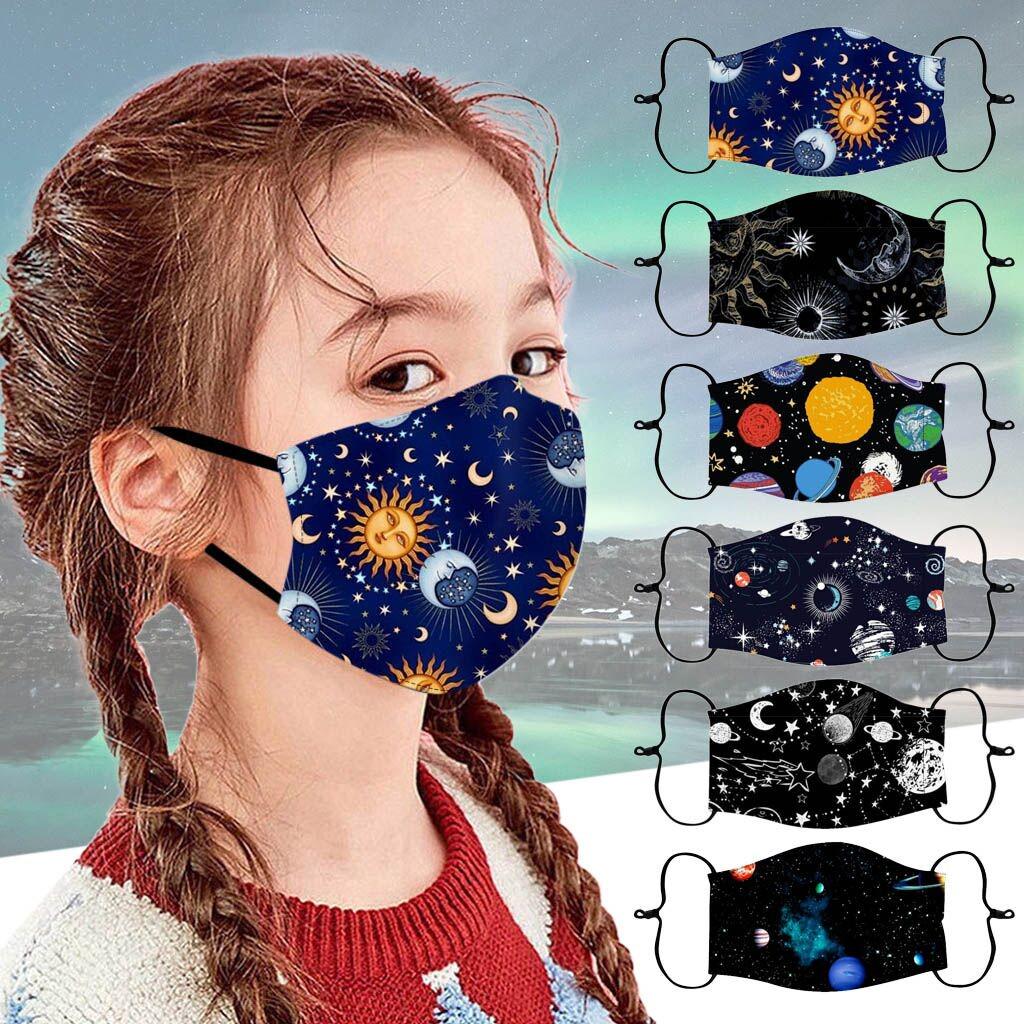 Children's  Windproof Reusable Printed Mask
