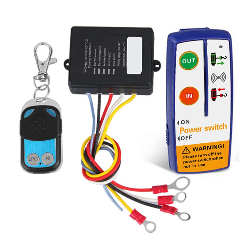 50 Feet Range Cordless Electric Winch Remote Switch Included Compatible With Multiple Brands Easy Installation Cordless Winch