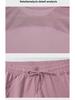 Women's Breathable Summer Yoga and Running Set: Loose Fit, Quick-Drying Shorts with Short Sleeves.