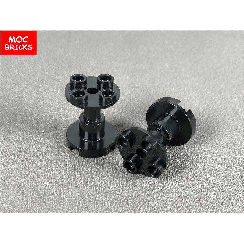 10pcs / lot MY OWN CREATION Blocks DO-IT-YOURSELF Brown Black Support 2x2x2 Stand Including Complete Hole 3940b Construction Brick Playthings Ideal