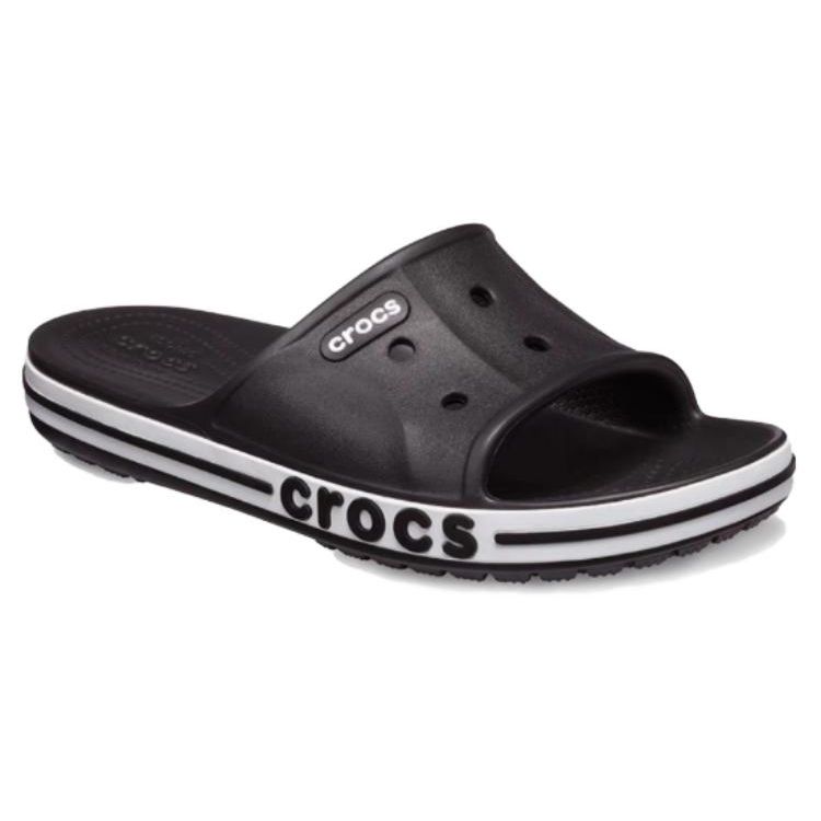Crocs Bayaband Casual Hollow EVA Slide Sandals Unisex Footwear Black 205392-066