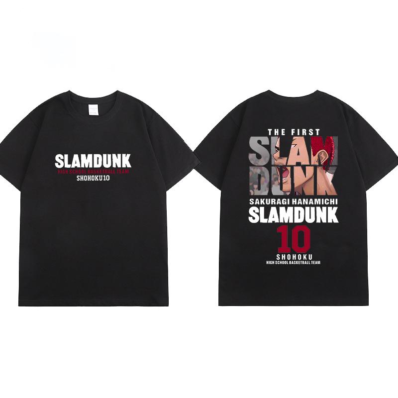 25 Theatrical Version of The Big Movie SLAM DUNK T-shirt SLAMDUNK Peripheral Support Clothes Sakuragi Blossom Road Short Sleeves