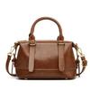 Retro Trendy Portable Bowling Bag, Premium Soft Leather Pillow Bag, Versatile Simple Shoulder Messenger Bag