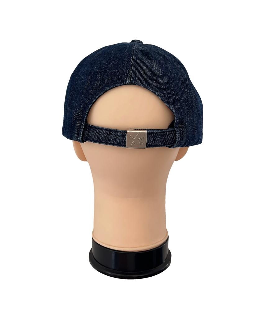 THE COLDEST MOMENT Tcm Mini Logo Denim Cap (Blue)