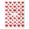 5D New Embossed Nail Art Sticker Valentine's Day Romantic Love Heart Nail Art Sticker
