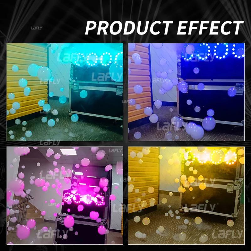 DMX512 Control LED Smoke Bubble Machine - EU 3000W 4/2 Holes for Professional Stage Wedding Effects