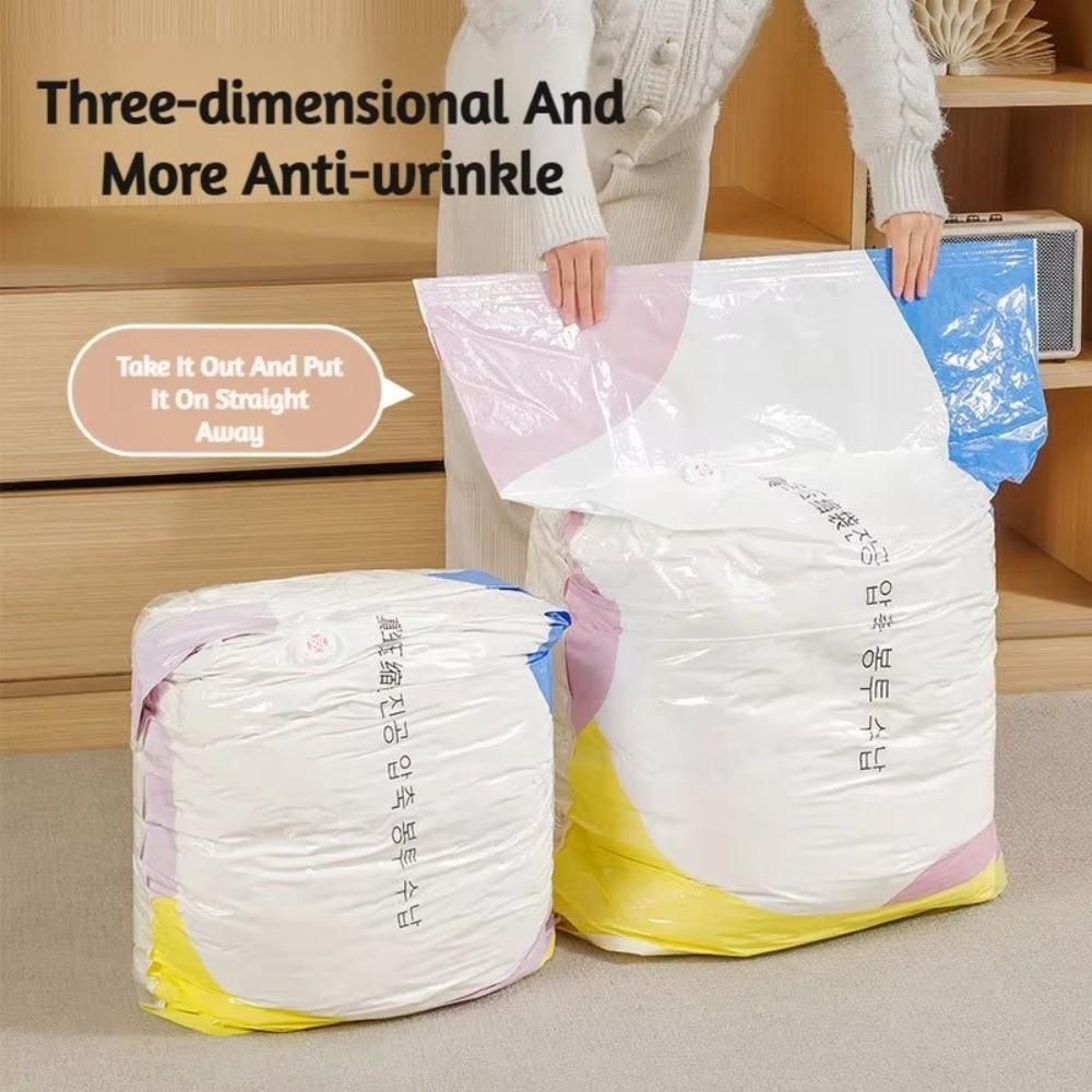 Large Capacity Vacuum Storage Bag Dust-proof Clothes Blankets Organizer Travel Accessories