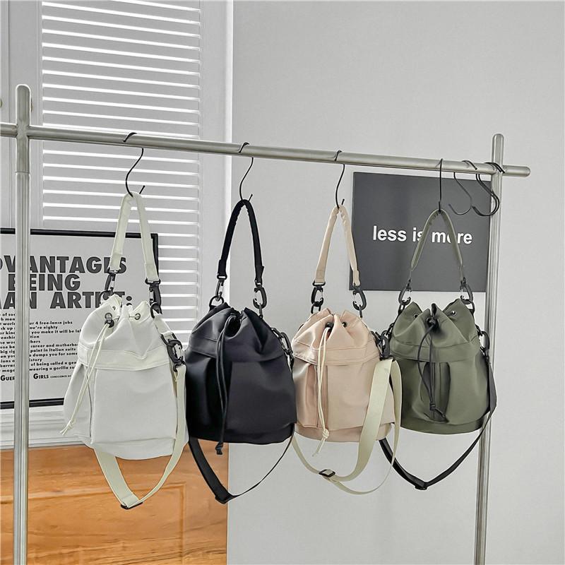 TS JYL Laptop bag,Large Nylon Swim Bag Drawstring Gym Bag Shoulder Crossbody Handbag