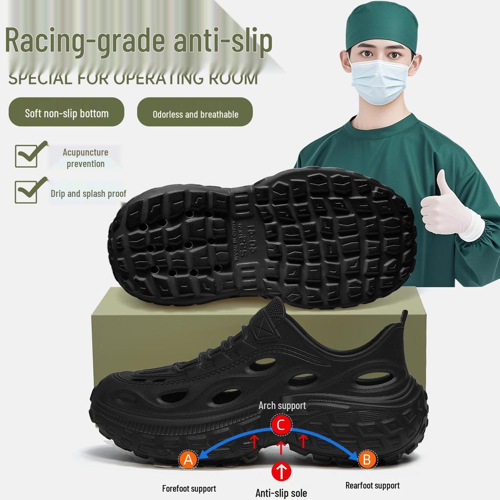 Men's Summer Thick Sole Non-slip Breathable Wading Sandals