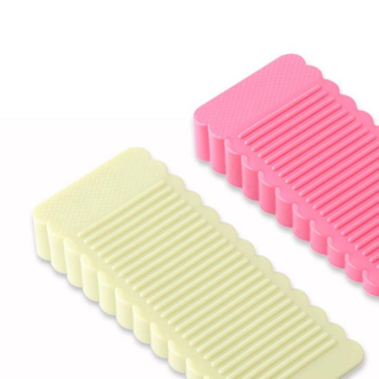 2Pcs Anti-collision Door Buffer Textured Design Surface Home Improvement Safety Household Door Stop Home