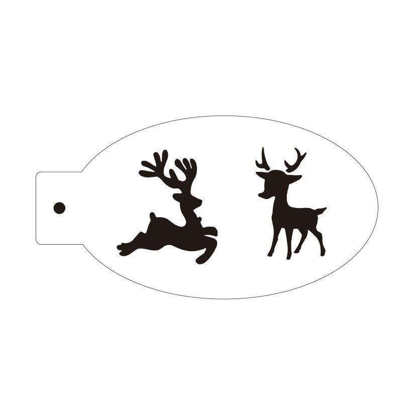 New Face Painting Stencils Templates Professional Body Art Dolphin Deer Butterfly Plastic Makeup Tools