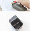 1pc Stick On Desktop Stationery Desk Organizer Brush Pot Plastic Pen Holder Pencil Box Office Makeup Storage