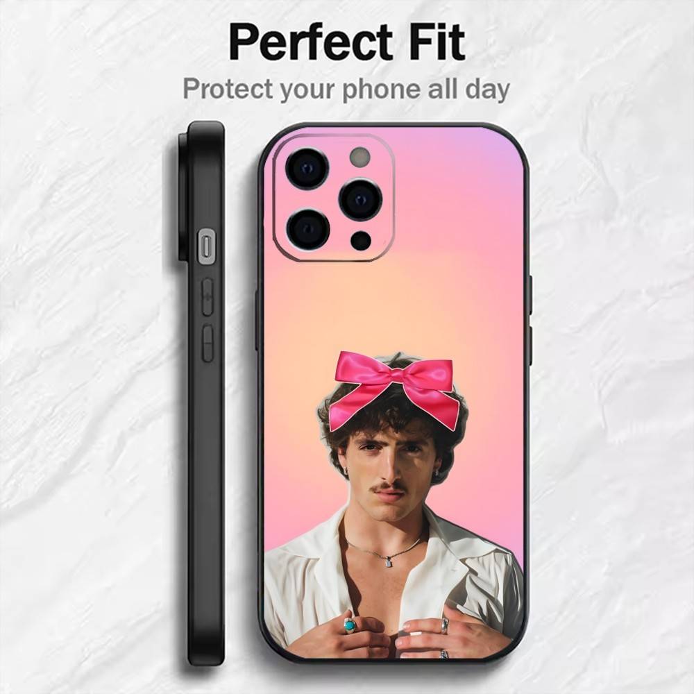 Beautiful Things B-Benson B-Boone-e Phone Case For iPhone17,16,15,14,13,12 Plus,Max Soft Silicone Black Cover