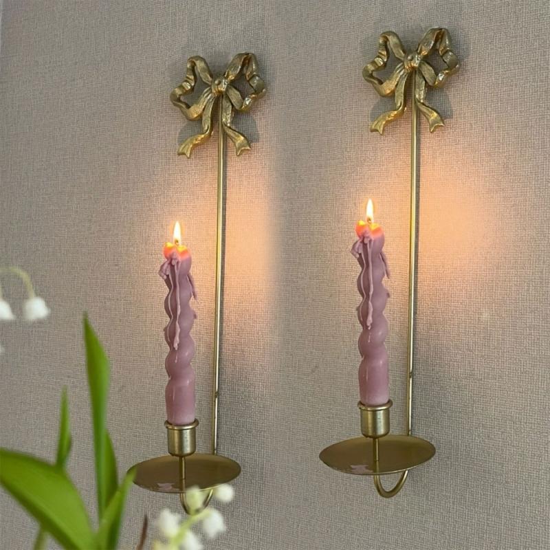 Wall Sconces Candle Holders Wall Candle Holders Retro Wall Mount Candle Sconces for Bathroom Dining Room Home Decors