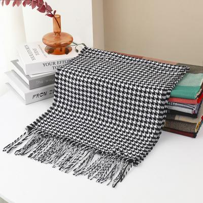 Fashion British Plaid Cashmere Scarf Children'S Autumn And Winter Men'S Couple Warm Shawl Scarf