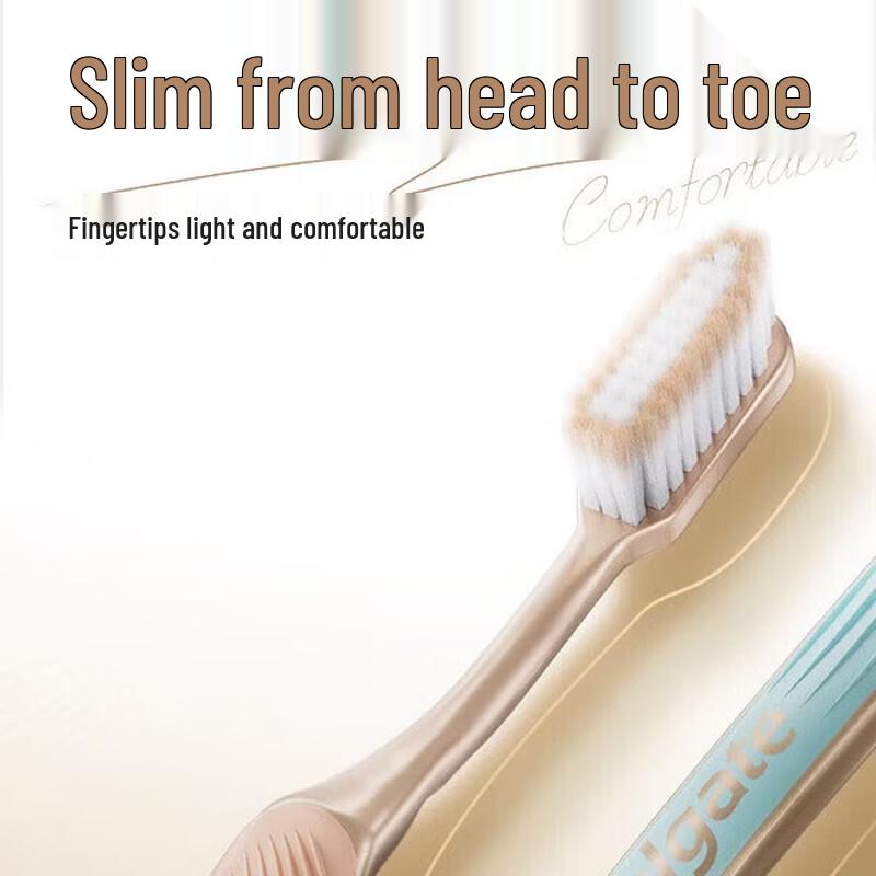 Colgate Slim Soft Charcoal Gold Toothbrush, 6-Pack