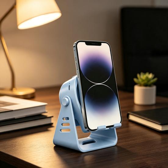 Easy Use Speaker for Elderly Wireless Induction Speaker, No Bluetooth-compatible Auto Play Sound Amplifier with Phone Loud Accessory Stand,