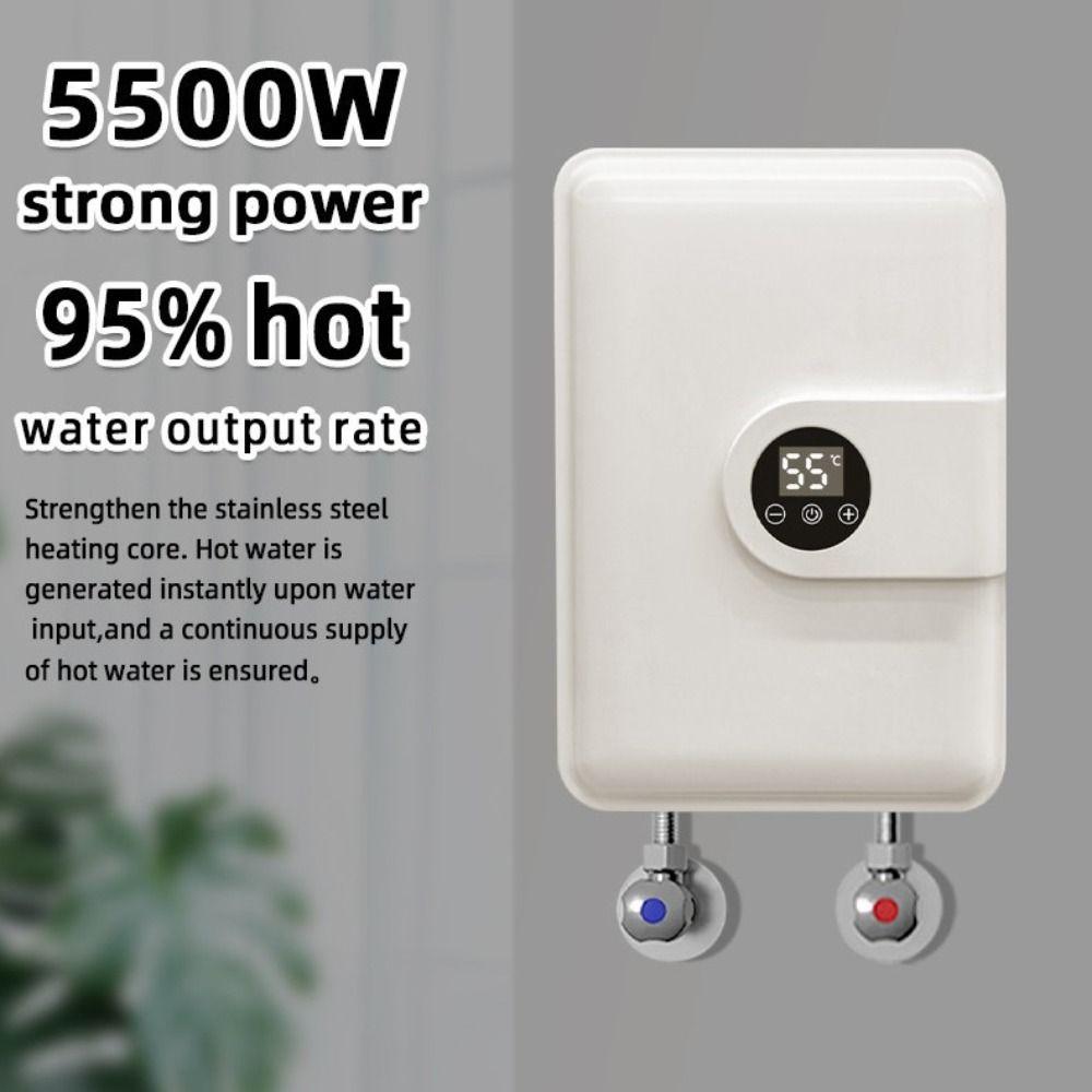 Smart Touch Display Instant Electric Water Heater Power Saving Electric Water Boiler  On Demand