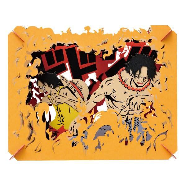 Ensky One Piece Paper Theater Can Luffy H80 x W100 x D42mm Paper [Renewal] PT-032X Fight!!! Approx.